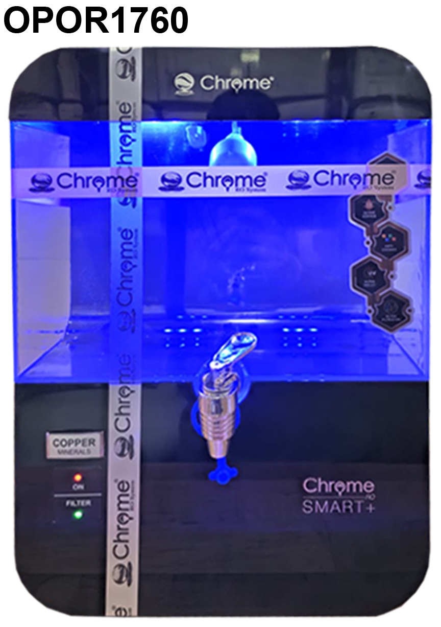 Chrome Smart + 12 LPH domestic RO system