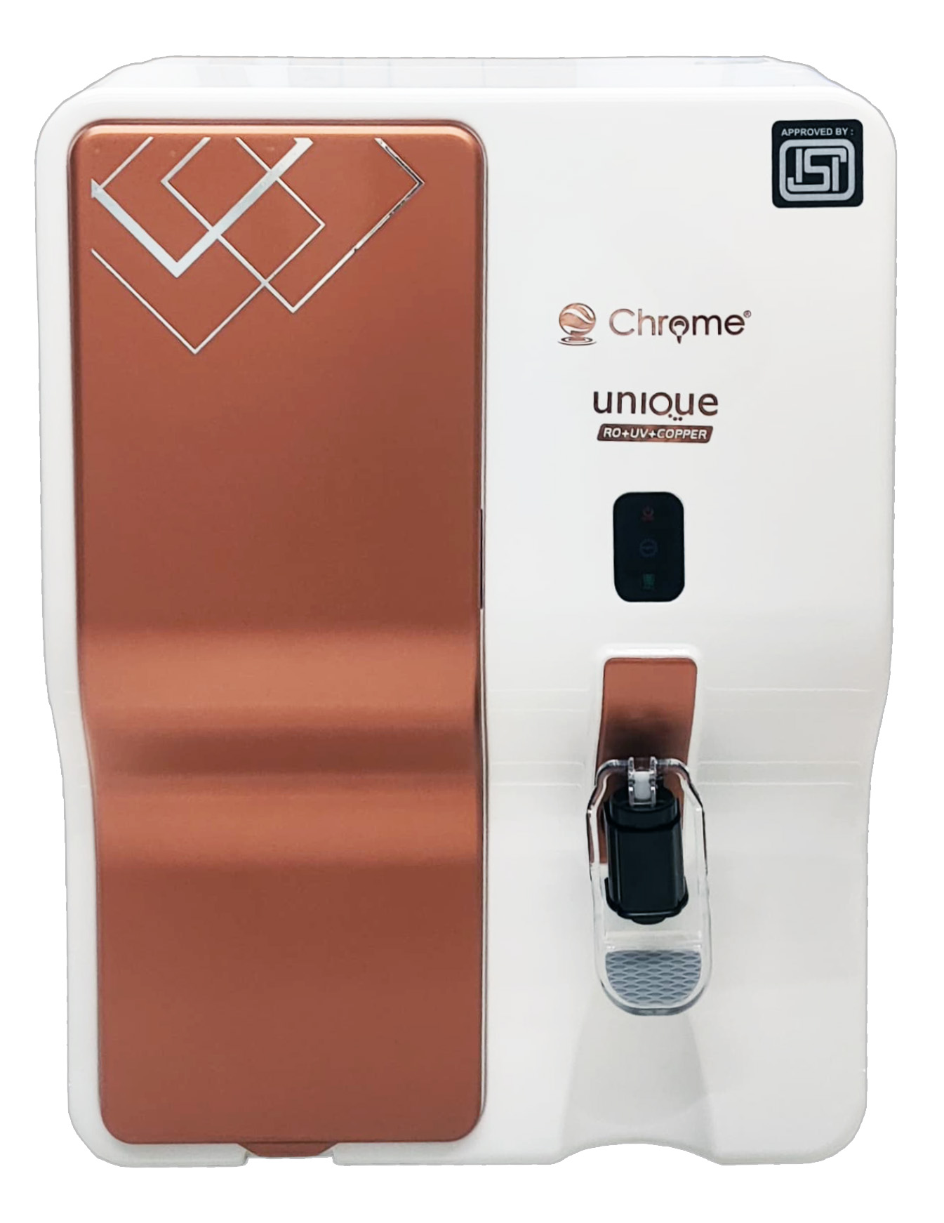 Chrome Unique - White Copper 12 LPH domestic RO system