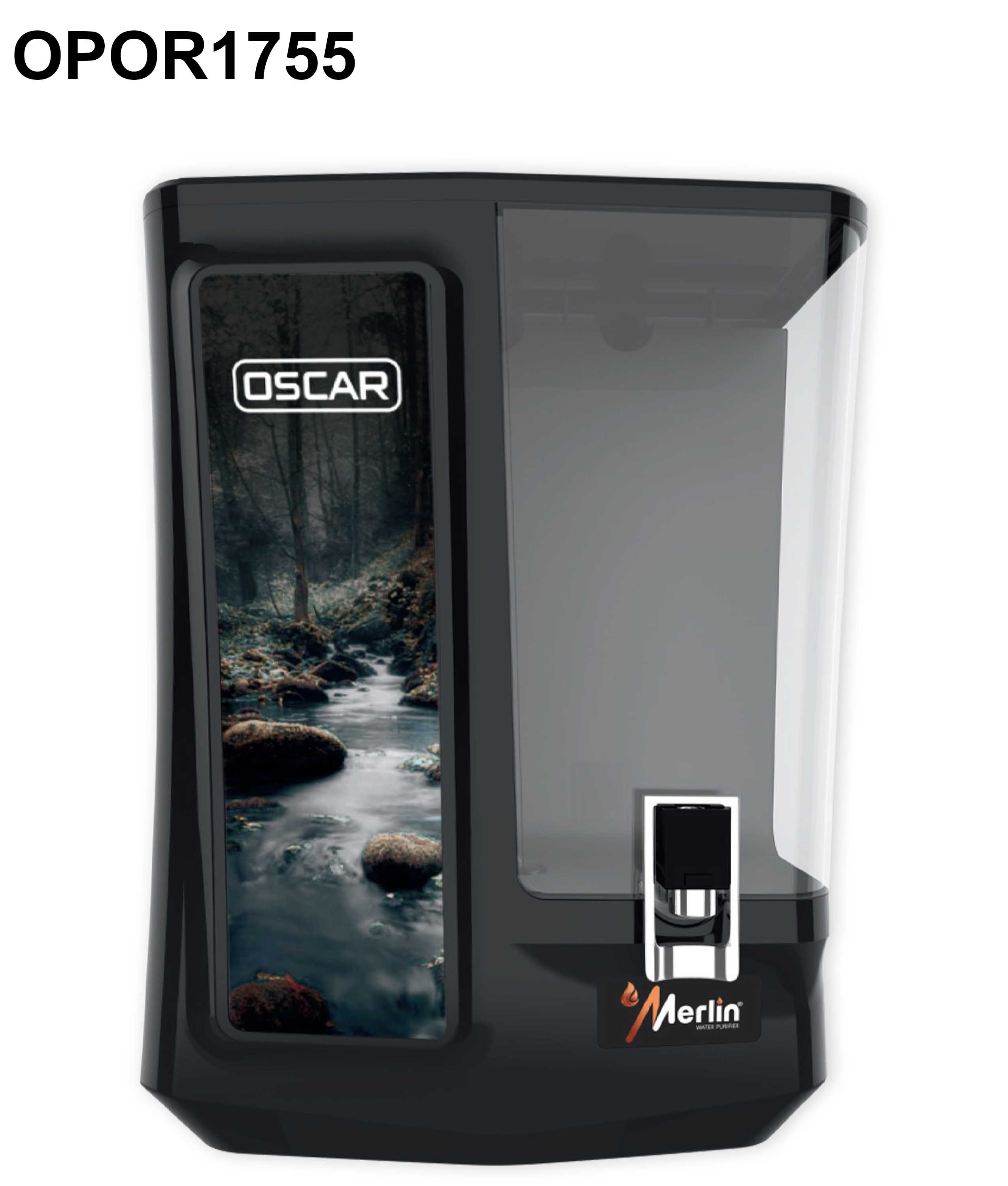 Merlin Oscar - Black 12 LPH domestic RO system