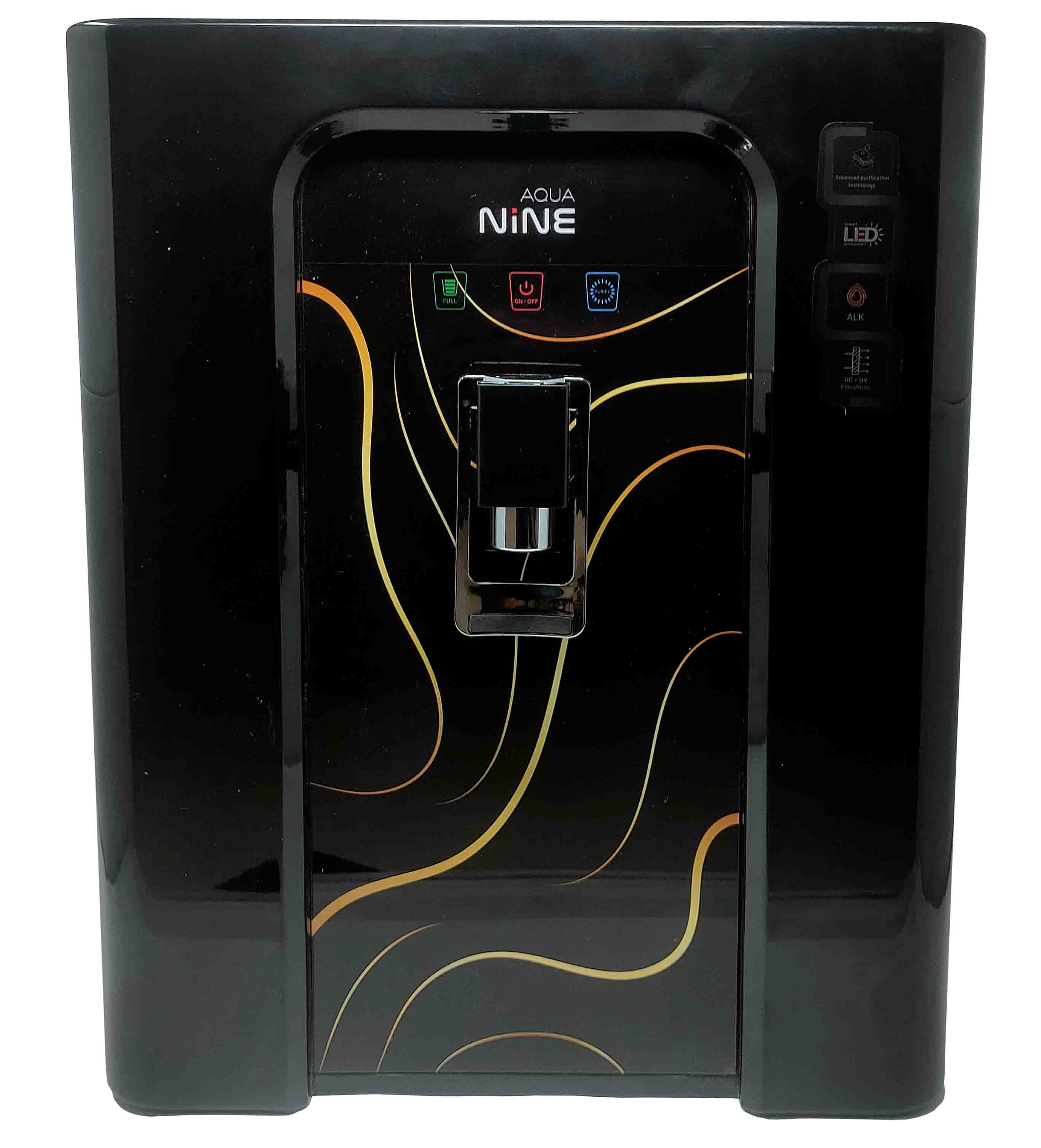 AQUA NINE - BLACK 12 LPH domestic RO system