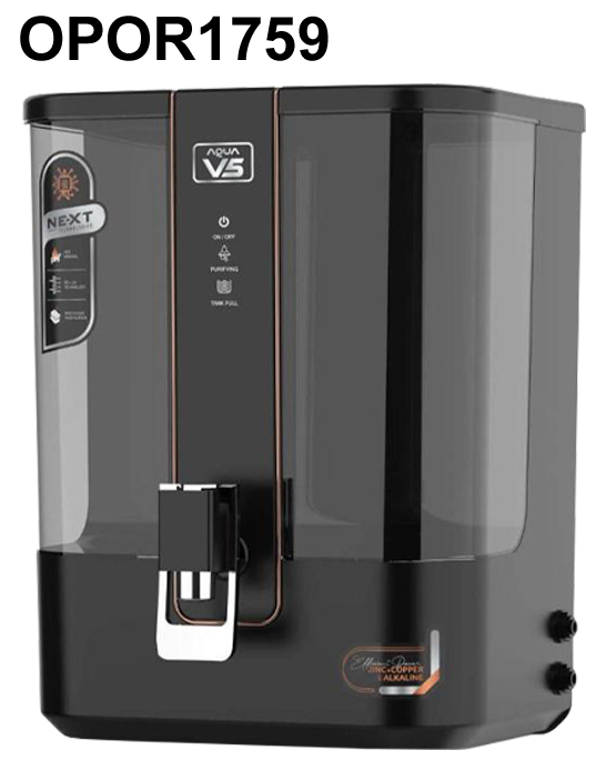 AQUA V5 - BLACK 12 LPH domestic RO system
