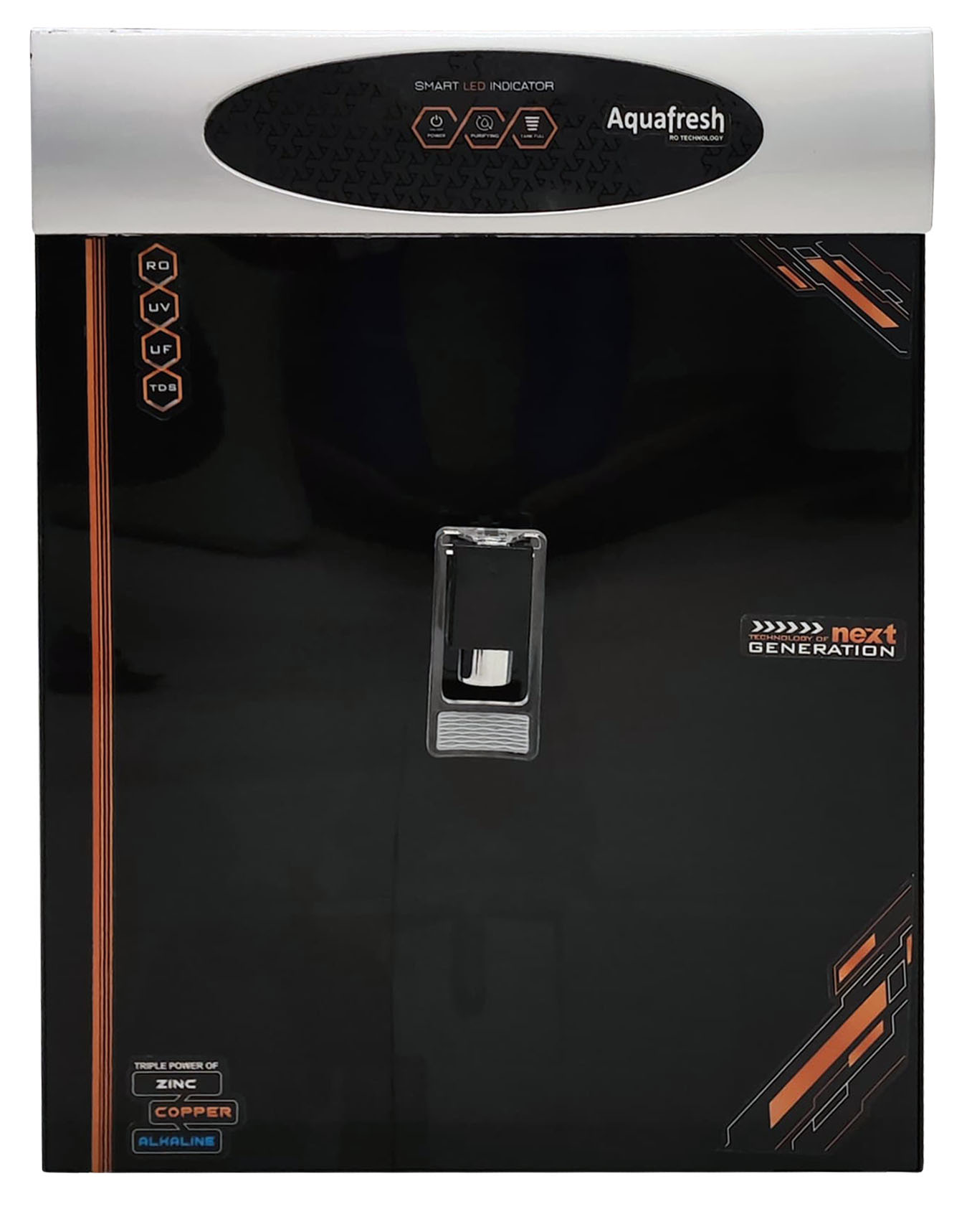 AQUA FRESH - RO+UV (BLACK) 12 LPH domestic RO system