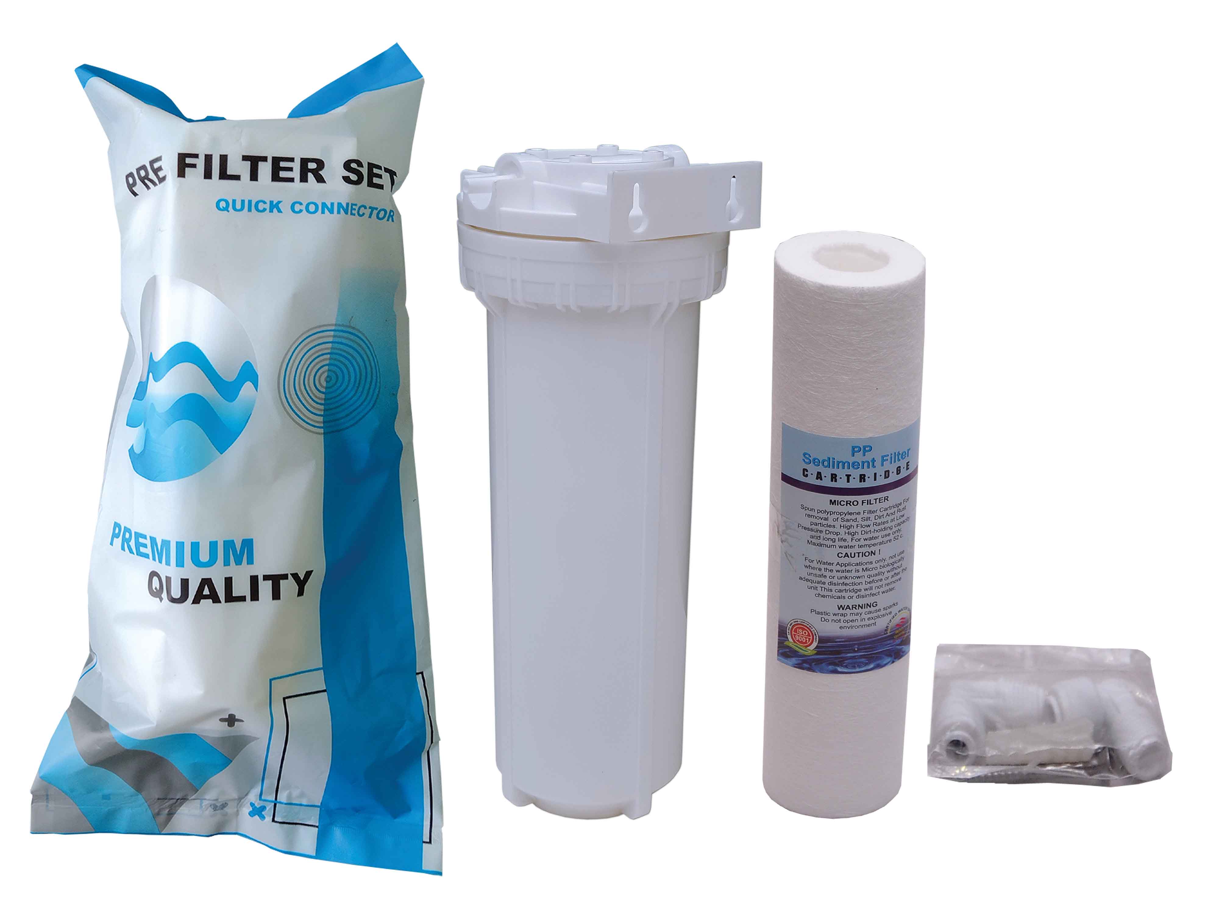 Prefilter Set QC with Clamp Housing