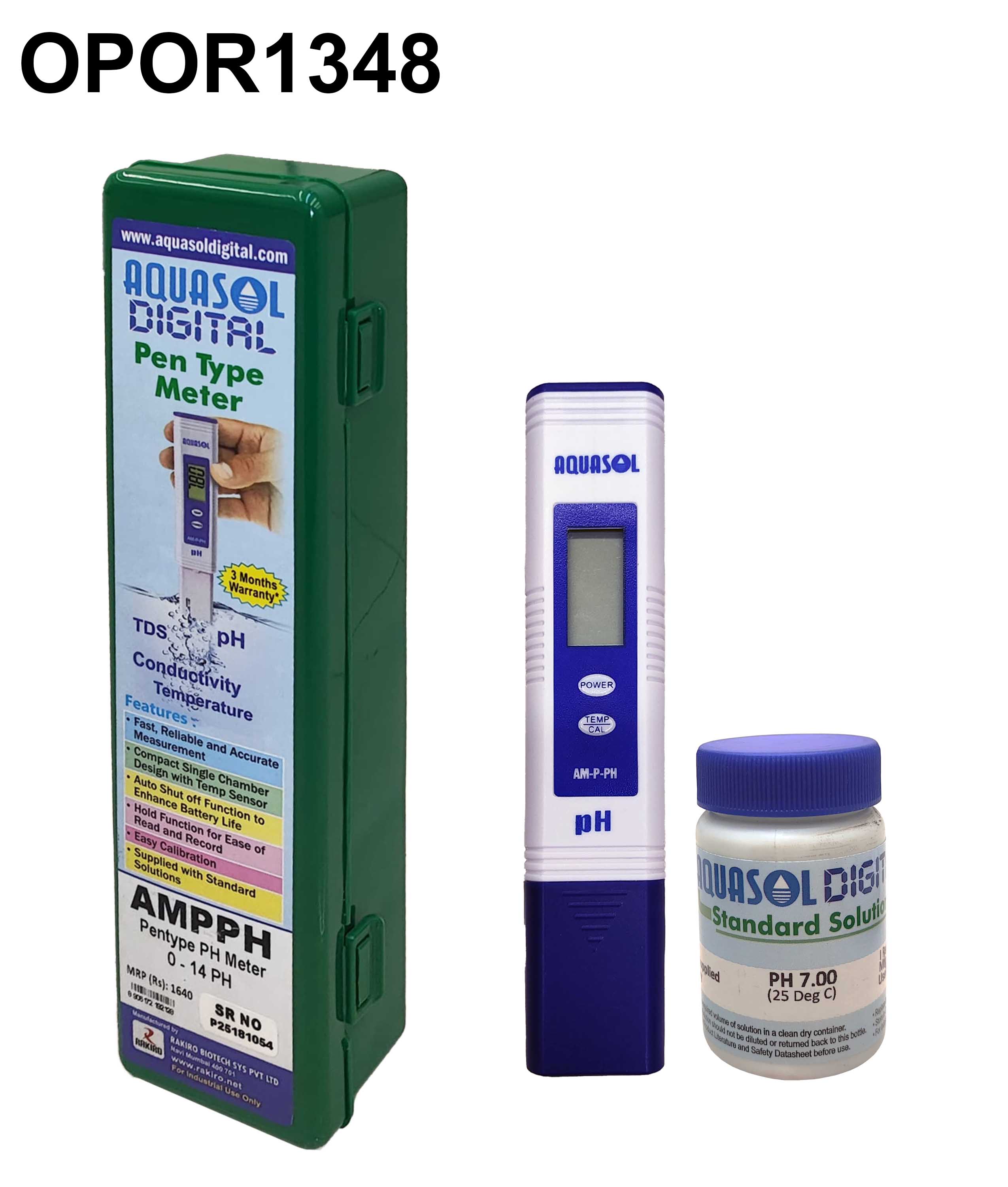 pH Meter AMPPH Pen Type Aquasol