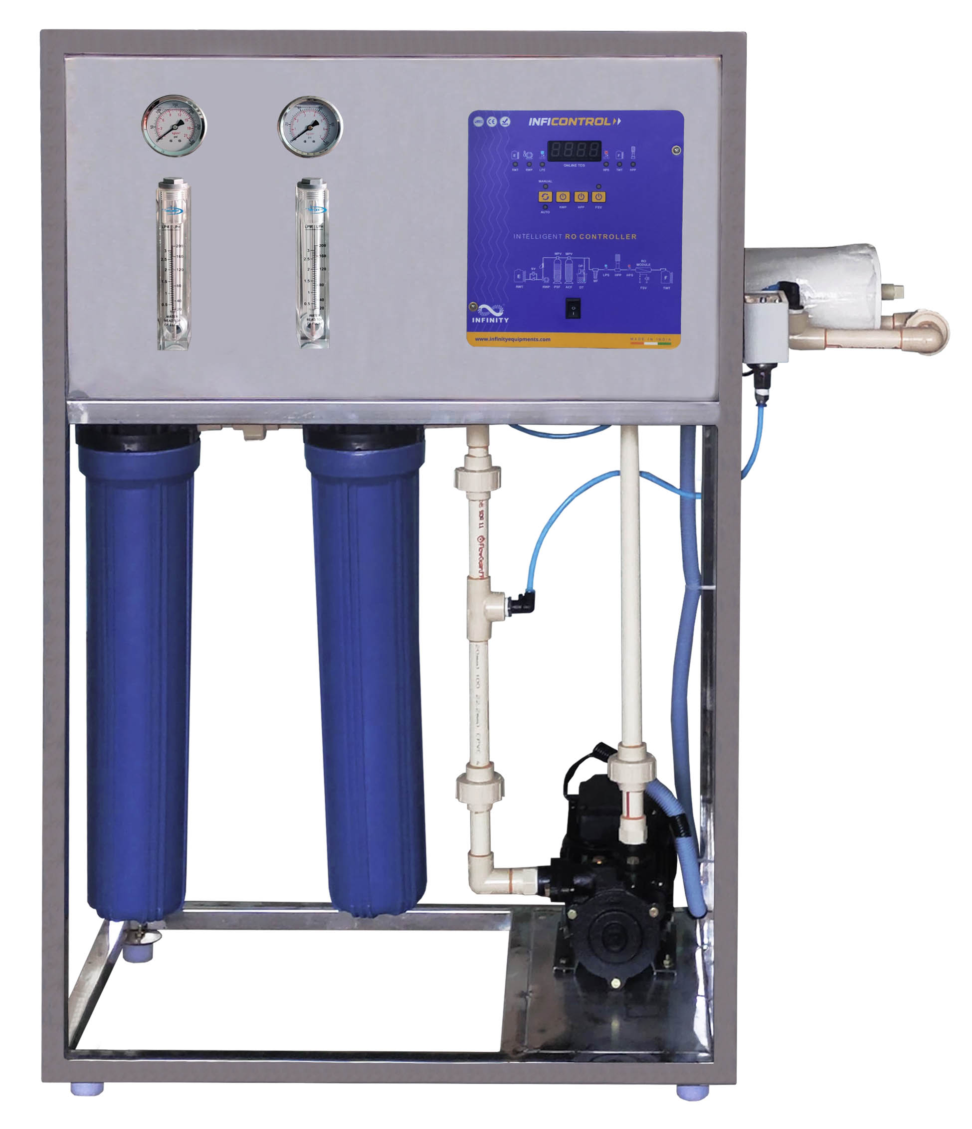 100 LPH SS Eco Auto RO system
