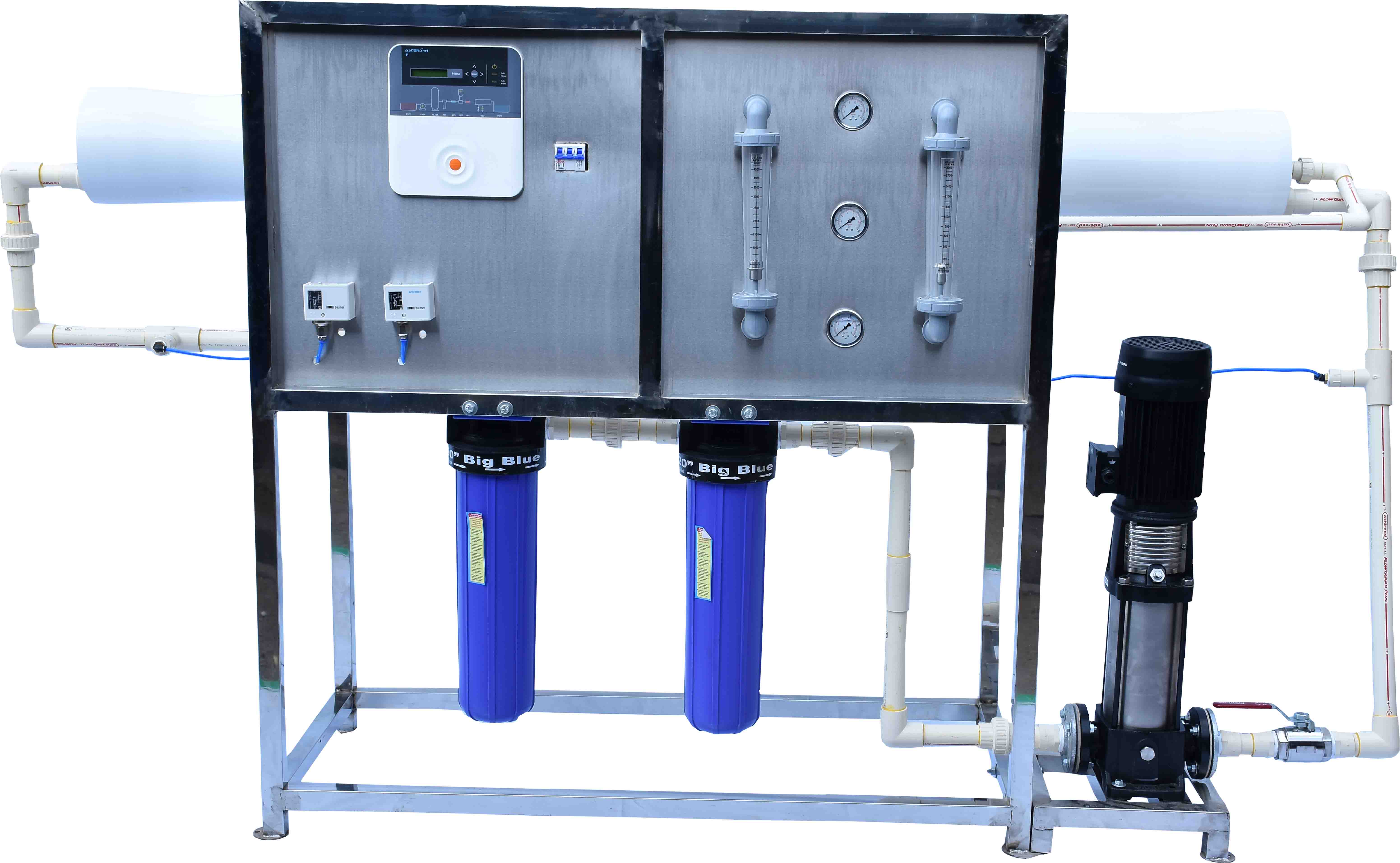 2000 LPH SS Classic Auto industrial RO system