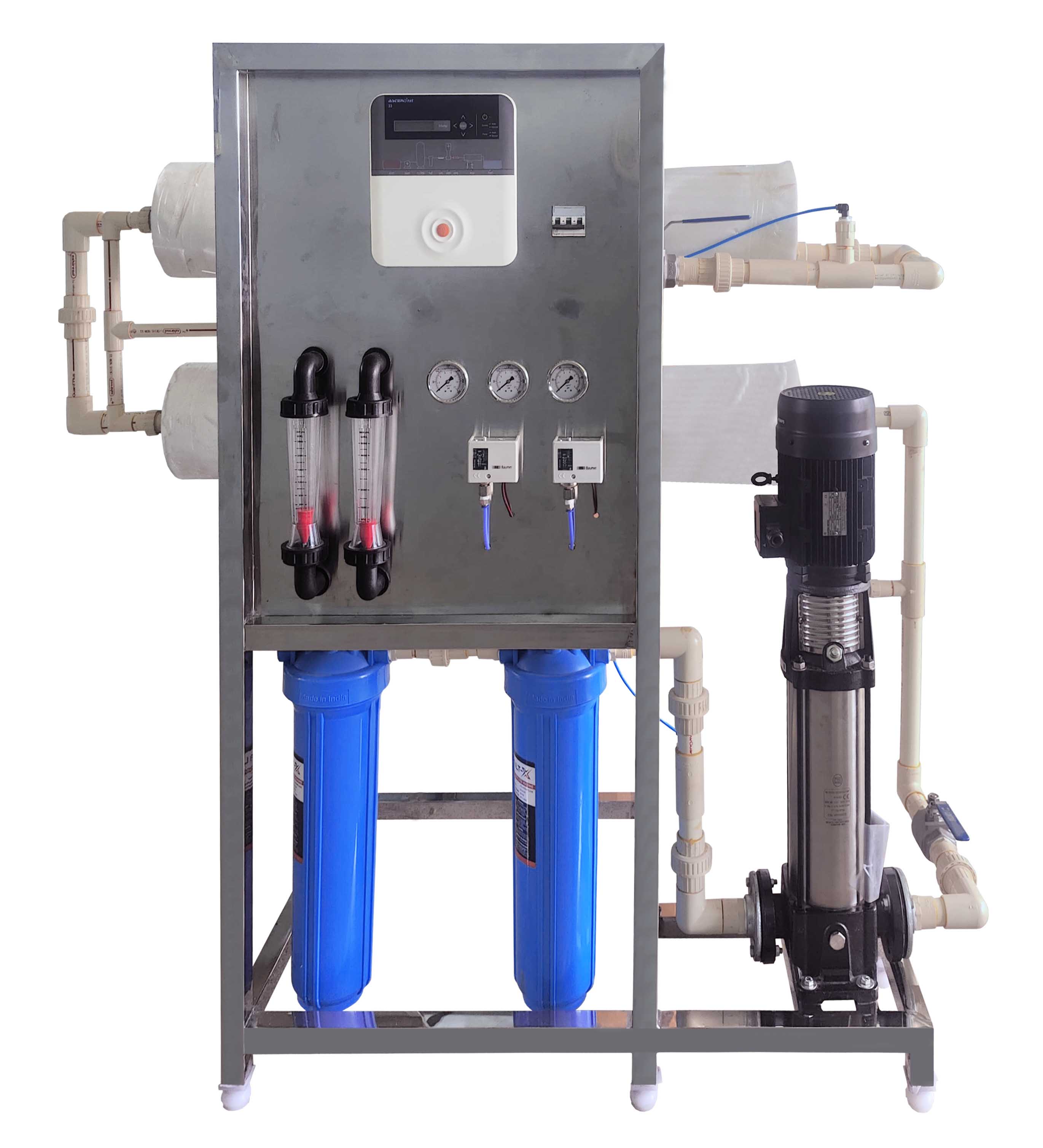 2000 LPH SS Classic Auto 2MH industrial RO system